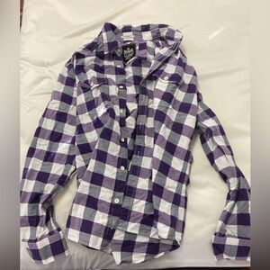 Large button down purple